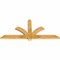 Ekena Millwork Redmond Rough Sawn Timber Gable Bracket, Western Red Cedar, 60"W x 27"H x 2"D x 4"F, 11/12 Pitch GBW060X27X0204RED00RWR - alternate 4